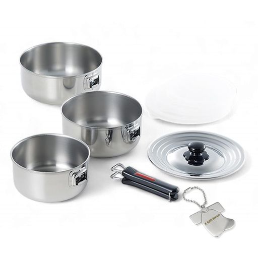 J-kitchens和み片手鍋ハンドル着脱式3点セット14cm&18cm&20cmIH対応日本製オリジナルタグ付 7,560円