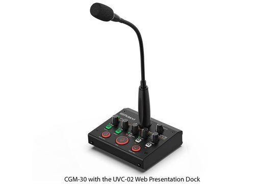 Roland ローランド グースネック型コンデンサーマイク CGM-30 Web会議 ライブ配信｜Happy night Rainbow