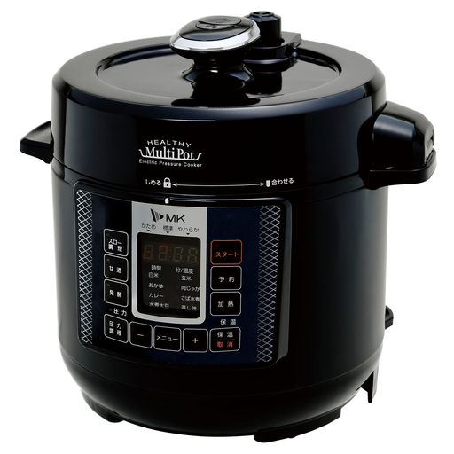 エムケー精工電気圧力鍋ヘルシーマルチポットEA-130K(3Lタイプ)
