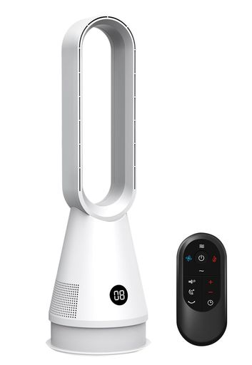 羽なし扇風機冷暖両用【8冷風切替/3暖風ECO知能恒温節電対策】羽根なし扇風機省エネ電気首振り3段階温度調整800W/1200W切り忘れ防止二重過熱保護転倒OFFタイマー機能リモコン付き大風量速…