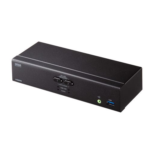 サンワサプライ 4K対応HDMIパソコン自動切替器(2:1) SW-KVM2U3HD｜Happy night Rainbow
