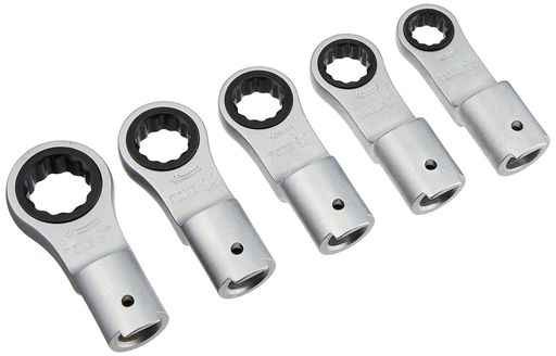 トネ(TONE)差替式トルクレンチ用ラチェットめがねヘッドセット12DRM50φ12mm内容5点