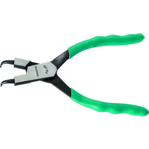 TRUSCO(トラスコ)スナップリングプライヤー孔用Φ1.0曲爪50型50-1Bx5丁【容れもの売りわたす】