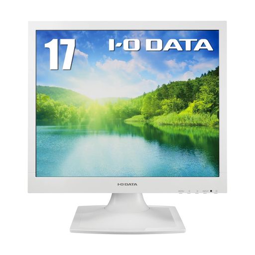 アイ・オー・データ IODATA スクエアモニター 17インチ SXGA TNパネル ホワイト(アナログRGB/DVI-D/VESA対応/スピーカー付/メーカー5年保証/土日サポート/日本メーカー) LCD-AD173SESW-A/E|Happy night Rainbow