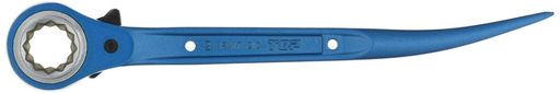 トップ(TOP)コンパクトラチェットレンチ17x21mm曲シノ薄型ソケット住宅施工用※2個入RM-17x21C燕三条日本製