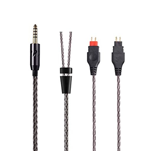 ビバボ 6N単結晶銅・銀メッキ HD580/HD650/HD600/HD660/HD660S 対応ケーブル【プラグ 4.4mm 5極 バランス】｜Happy night Rainbow