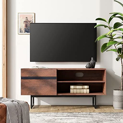 WAMPATテレビ台テレビボード扉収納可動式棚付きローボード24~46型対応木製スチールおしゃれ幅106.7cm