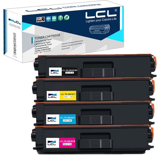 LCLBrother用茶飲み友だち用TN-391TN-396大電気容量(4色セットブラックシアンマゼンタイエロー)取り替えっこトナーカートリッジ相応う機種:HL-L9200CDWTHL-L8350CDWHL-L8250CDN