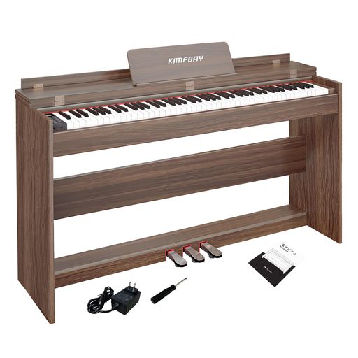 楽天市場】WENCAI電子ピアノ88鍵盤ハンマーアクッションピアノ88鍵木製