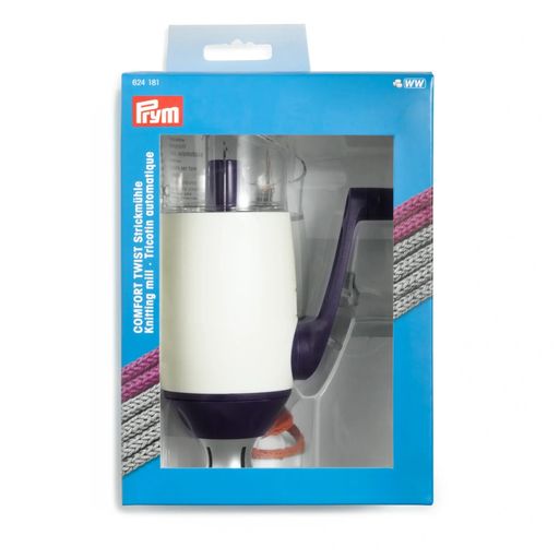 プリム(Prym)エルゴノミックニッティングミル「コンフォートツイスト」約H19cmxW約13cm(ハンドル込)1セットPRM624181ホワイト