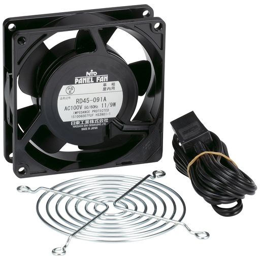 日東工業盤用換気ファン金属元素製気違いRD45-091A