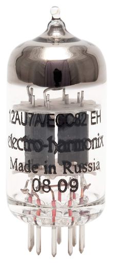 ELECTRO-HARMONIX 12金7A/ECC82 EH /MP 双極擦り付け木2本組 細密画/mT 双3極管 TEH12金7/MP