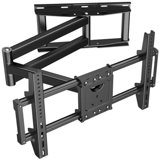 ORMGZIN壁掛けテレビ金具32~80インチLCDLEDモニターTV液晶ディスプレイ用大型可動式前後、左右、上下多角度調節可能フルスイベル式モーション式tv壁掛け金具スイベル式VESA最大