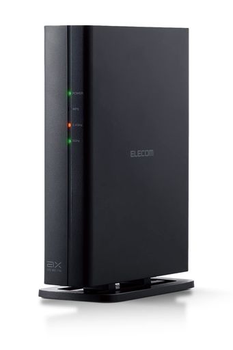 エレコム無線LANWiFiルーターWi-Fi6AX15001201+300MbpsIPv6(IPoE)対応有線Giga壁掛けセキュリティ搭載戸建2階建マンション3LDKブラックWRC-X1500GS-B