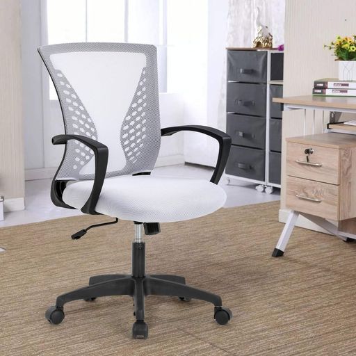 BestOfficeオフィスチェアデスクチェア疲れない居敷きメッシュ通気性ランバーサポートロッキング役立つこと万物の霊長科学技術高さ合わせる360°回転させるひじ掛けキャスター付き添い人合わせる能力のある事務居敷きマイコンテレワーク在宅ワ…