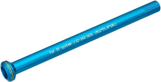 ケーシーエヌシー(KCNC)スルーアクスルブルー12mmx142粍1.0ピッチヘックスタイプスルーアクスルKQR09[Syntace 自転車用アクセサリー-スポーツ・アウトドア