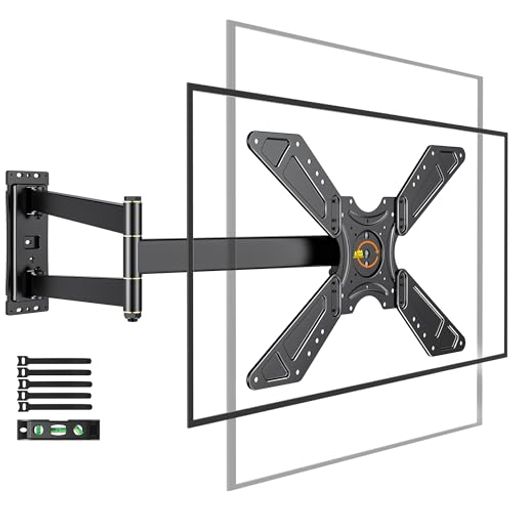 FORGINGMOUNT180度回転させる飾りものテレビ受像機金具32~75in相応う|端っこTV飾りもの金具|横縦回転させる役立つことあり|耐荷重:50kg|83.82糎腕|上下・決定付ける・気泡管水準器・前後合わせる|VESA判定基準600x400粍ゲーミング当てはめる/営利主義創立可