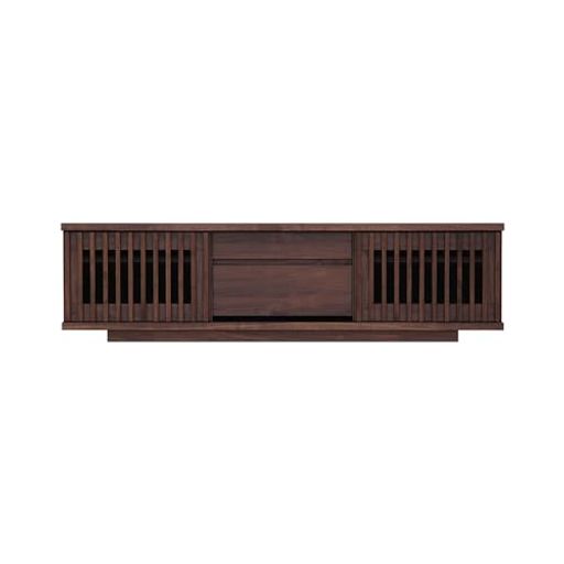 テレビボードTVボード縦格子ウォールナット幅150x奥行44.5x高さ40.4cm446407