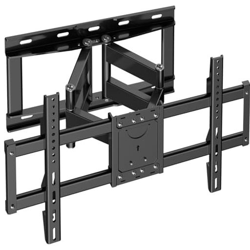 WNJQBYテレビ壁掛け金具アーム37~85インチ対応大型回転式可動式テレビかべかけ金具フルモーション式4K液晶tv壁掛けスタンドVESA200x200~600x400mm耐荷重62kg前後上下左右き角度調整可能4043