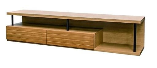 大川家具GARTテレビボードローボード幅170cmオーク無垢材オレフィン化粧板ナチュラル色国産BINARE