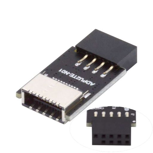 chenyangUSB2.09ピンオス-USB3.1TypeEKey-Aメスフロントパネルソケット-9ピンメインボードヘッダー拡張アダプター