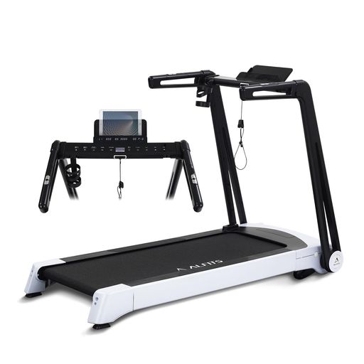 アルインコ(ALINCO) ランニングマシン ダイエット器具 健康器具 ダイエットマシン 1319 時速1-16km 音声ガイダンス機能 電動昇降(傾斜1-5度) ワイド液晶タッチパネル 衝撃軽減クッション USB充…|Happy night Rainbow