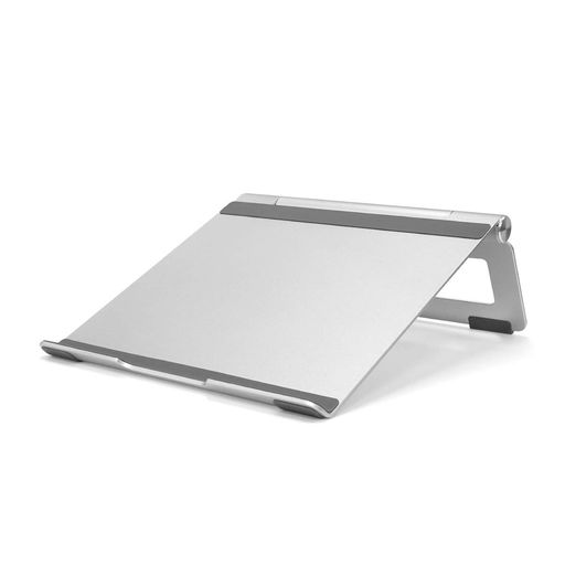 アーキスノートパソコンタブレットPCスタンドL型可動脚無段階可動軸アルミ素材(厚さ:3mm)耐荷重:2.5kgシルバーAS-LWBM-SLA