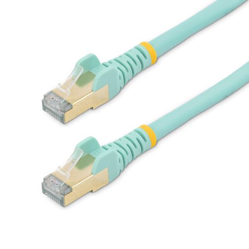 StarTech.comテゴリ6aLAN有線テレビ10mアクアツメ折れ押しとどめるRJ45繋ぎCAT6aイーサネットケーブル6ASPAT10MAQ