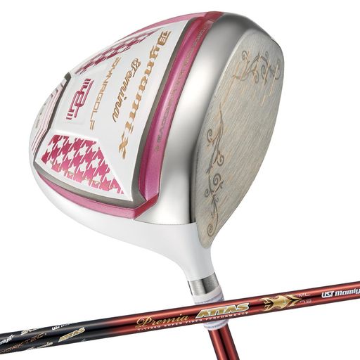 ダイナゴルフルール適合ダイナミクスフェミーナドライバーUSTマミヤプレミアATTASシャフト仕様13.5度L標準40gグリップ装着
