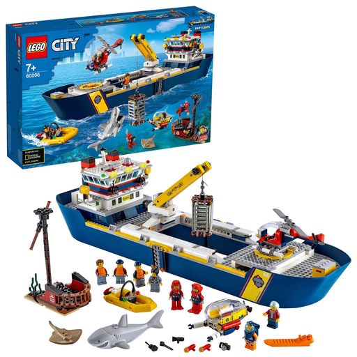 レゴ(LEGO)シティ海の探し回る隊海洋底詮索船60266