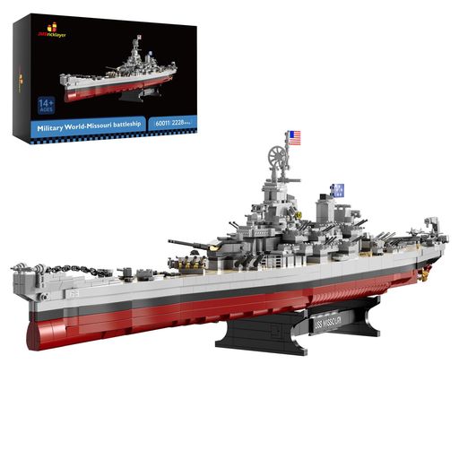 JMBricklayer 海軍戦艦ブロックセット60011 ミズーリ海軍軍艦 大人向け軍事建築玩具 男の子 軍事愛好家 男性 誕生日 クリスマスギフト｜Happy night Rainbow