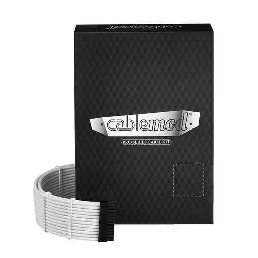 CableModRT-SeriesProModMeshSleeved12VHPWRStealthSenseDualCableKitforASUS/Seasonic/Phanteks(White)