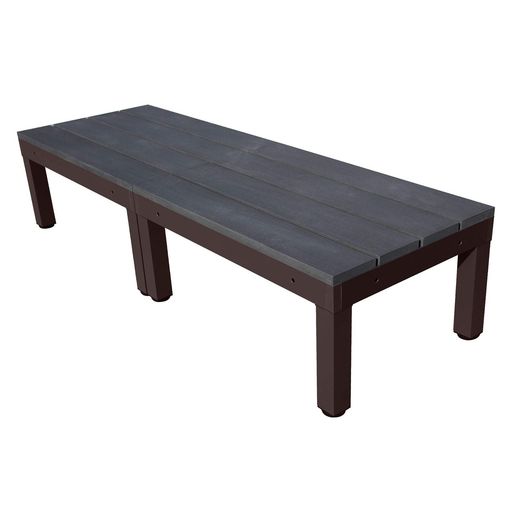 アイガーデン(igarden) アイウッドデッキPLUS60系 ブラック 幅900mm x 奥行598mm x 高さ400mm 2点セット i10385_2d60_bk｜Happy night Rainbow