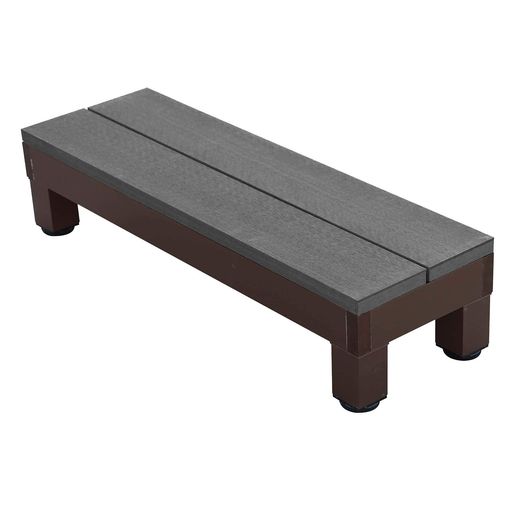 アイガーデン(igarden) デッキステップPLUS ブラック 幅900x奥行285x高さ200~240mm ※アジャスタ付 i10385-1s-bk｜Happy night Rainbow