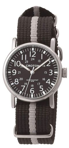 [クロトン]CROTON腕時計3針ナイロンRT-173M-02メンズ