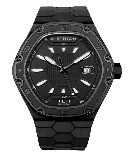 [ディートリッヒ]DIETRICHウオッチ機械類式自動小銃巻TimeCompanionDRTC001PNBKS 腕時計-メンズ腕時計