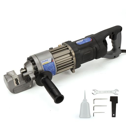 CENTALL電動鉄筋裁断師1000W、ポータブルメタルカッター、5/8in4-16粍#5鉄筋まで切りはなす、切りはなすす早さ1-1.5SRC16A(黒いこと+薄墨色)