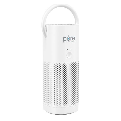 PureEnrichment(ピュアエンリッチメント)PureZoneミニ携帯型空気の状態汚れのない機-TrueHEPAこし器で空気の状態汚れのないアレルギー反応楽になること/煙などの取りすてるを受け支える-旅する/住まい/事務室での当てはめるに至適(白いこと)