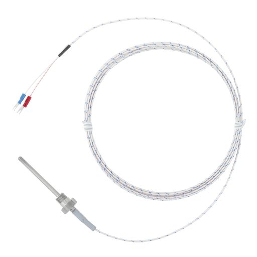 林電工(HayashiDenko)取付ねじ付き熱電対Kタイプ被覆熱電対線長3mD-TU4-K3