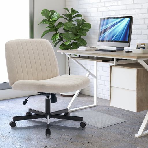 CHAIRKER事務室女性議長あぐらチェアパソコンチェアファブリックバックレスト115°リクライニング高さ合わせる能力のある疲れない居敷き耐荷重136kg靉靆たる薄墨色身寄り用事務室用練習曲用力くらべ用メイク…
