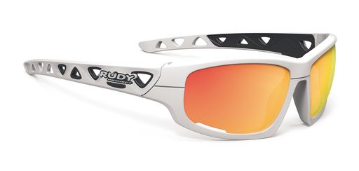 RUDYPROJECT(ルディプロジェクト)ロードバイクスポーツサングラスサイクリング銀輪アウトドアセーリングヨットジョギングフィット感遮蔽物属するエアグリップホワイトグロスフレーム…