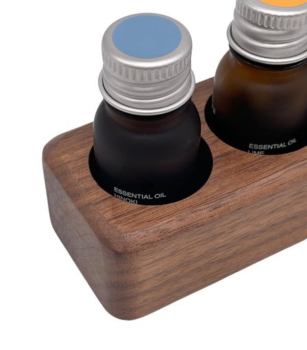 楽天市場】【アロマ ディスプレイスタンド】7本用 クルミ材