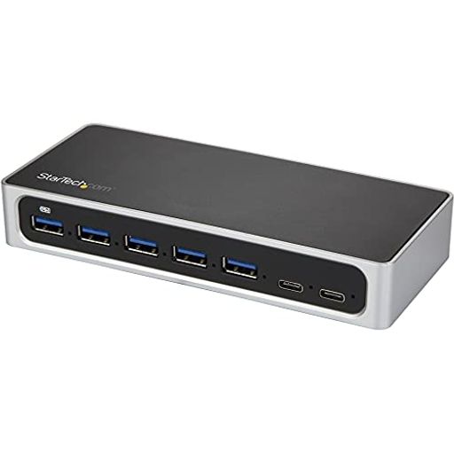StarTech.com 7ポートUSB-Cハブ/急速充電ポート搭載/5x USB-A & 2x USB-C (USB 3.0 SuperSpeed 5Gbps)/セルフパワー対応 (ACアダプタ付属)/USB 3.1 Gen 1 Type-Cハブ|Happy night Rainbow