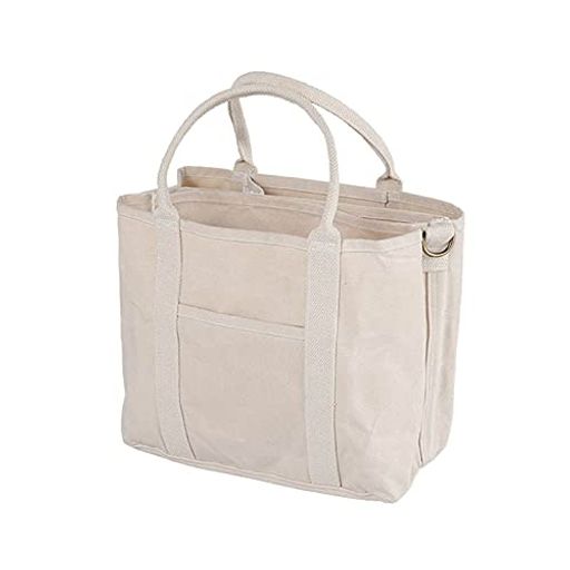 ”ダルトン(Dulton)ワーカーバッグハンドバッグナチュラルベージュホワイト手持ち肩掛けワックスキャンバスコットン綿16オンス仕切りボトルホルダー付き分別仕分け収納H20-0285NTWORKERBAG