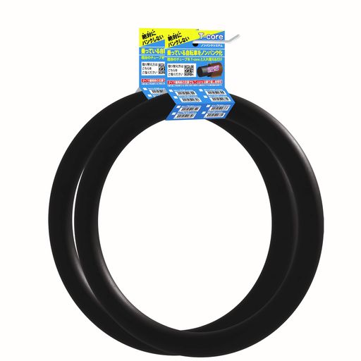 自転車用ノンパンクチューブT-core(ティーコア)24x1-3/8、Φ29、2本セット空気入れ不要パンクしないパンク対策防災対策猛暑対策パンクレスチューブ