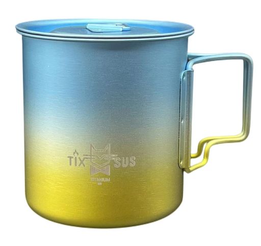 ティクサス(Tixsus)チタン製グラデーションシングルマグカップビーチ
