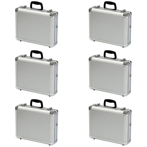 JEJアステージコンパクトアルミケース[W約39.5xD約11xH約34.5cm]T3AA-C工具収納ケース6個セット
