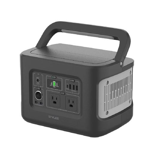 STYLED携帯型ワット数大電気容量622Wh172800mAhAC最終生産物600WType-C積み上げる(PD100W)LEDともし火純正弦波非常用ワット数キャンプアウトドア防災まさかの時車中泊DEP6A2BK