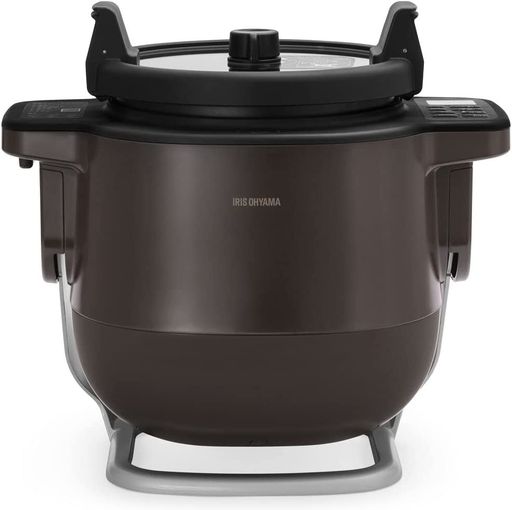 アイリスオーヤマ自動かくはん式調理機CHEFDRUMKDAC-IA2-T自動メニュー108種類簡単調理ブラウン