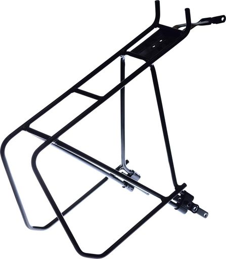 ライトウェイ(RITEWAY)自転車キャリアパニアバッグ対応オフセットリアキャリア24インチ/26インチ/27.5インチ/700C対応ブラックパウダーコーティング20150